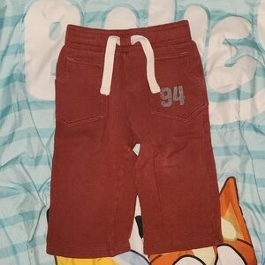 Kids Red Jogger Pants